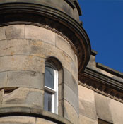 Cromford - Willersley Castle - Detail of turret