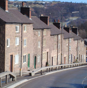 The Hill, Cromford – Arkwright’s terraced housing